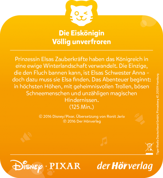 tigercard - Die Eiskönigin - Völlig unverfroren von tigermedia