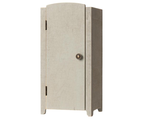 Maileg VINTAGE CLOSET WITH SHELVES MINT GREY, mini