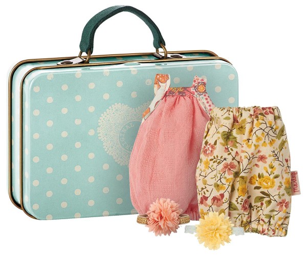 Maileg Suitcase with 2 dresses for girl