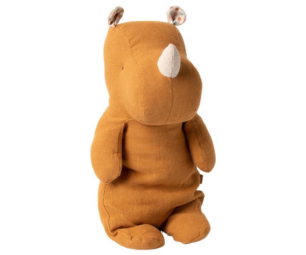 Maileg Safari Friends, medium Rhino ocher