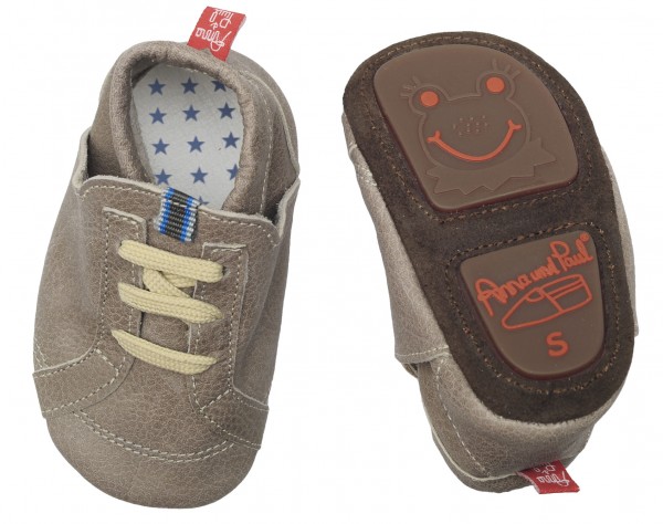 Anna und Paul Krabbelschuhe Streetwear Stein